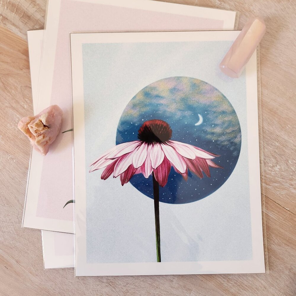 Magical Botanic Art Print